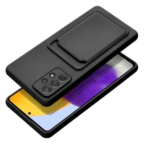 Obal / kryt pre Samsung A72 čierny Forcell Card