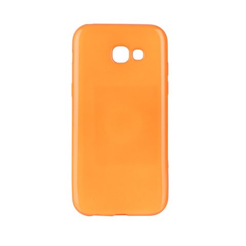 Obal / kryt na Samsung Galaxy A3 2017 oranžový - Jelly Case Flash