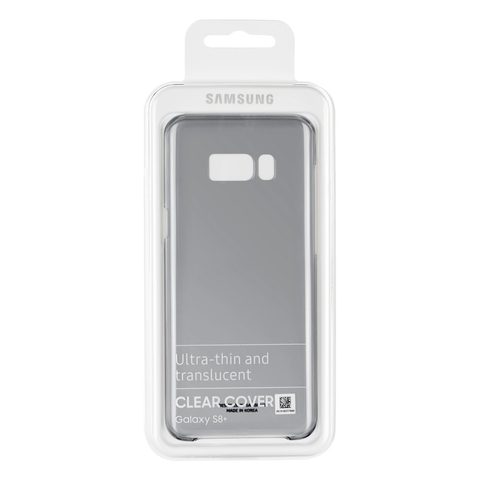 Obal / kryt na Samsung Galaxy S8 Plus (G955) transparent/černý - originální EF-QG955CBE