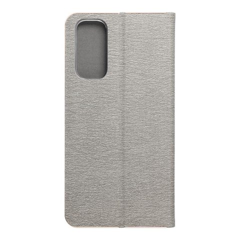 Puzdro / obal pre Xiaomi Redmi Note 11 / 11S strieborný - kniha Forcell LUNA Book