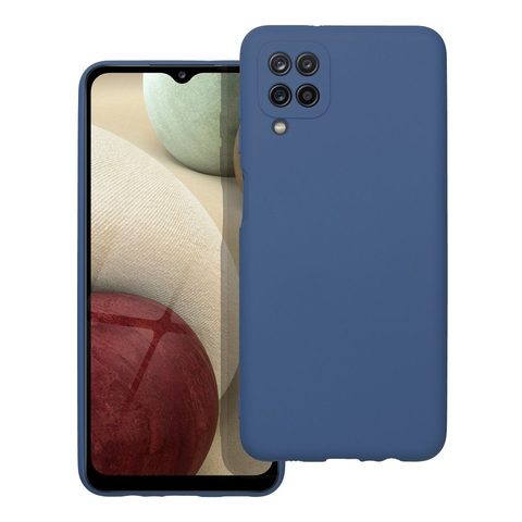 Obal / kryt na Samsung Galaxy A12 modrý - Forcell SILICONE LITE