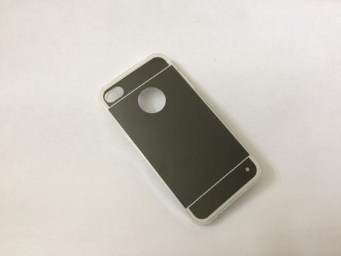 Obal / kryt na Apple iPhone 4/4S šedý - Mirro FORCELL