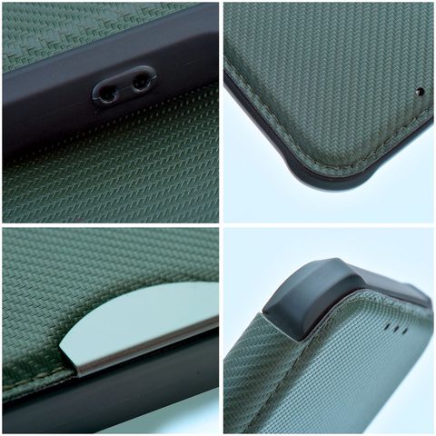 Pouzdro / obal na Samsung Galaxy A52 5G / A52 LTE ( 4G ) / A52s 5G zelené - knížkové RAZOR