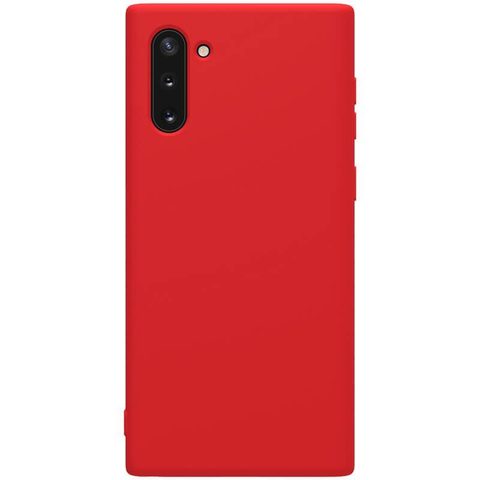 Obal / kryt na Samsung Galaxy Note 10 červený - Nillkin Rubber-wrapped