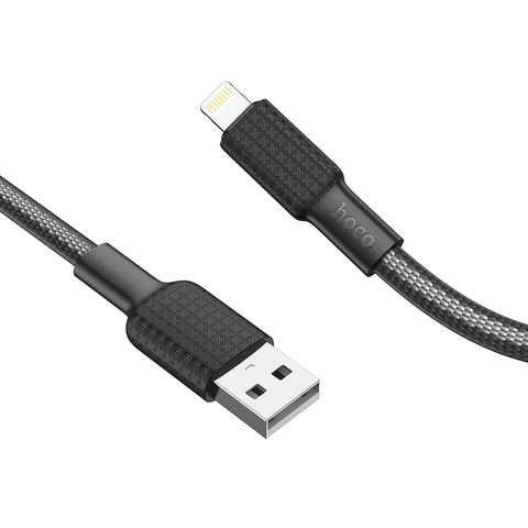 Datový kabel na Apple iPhone,Lightning 8-pin, X69, 1m, černá bílá - HOCO
