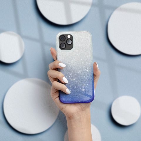 Obal / kryt na Apple iPhone 11 PRO modro/stříbrný - Forcell SHINING