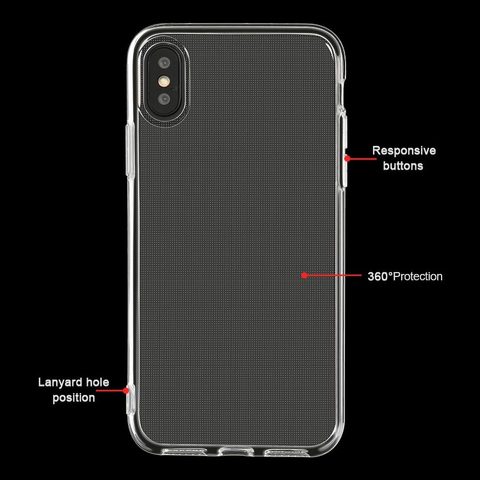 Obal / kryt na Samsung Galaxy A50 / A30s transparentný - CLEAR Case