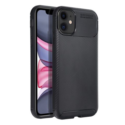 Obal / kryt na Apple iPhone 11 čierne - CARBON