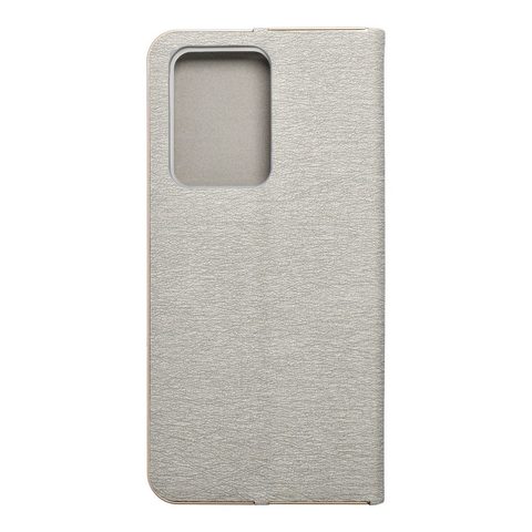 Pouzdro / obal na Samsung Galaxy S20 Ultra stříbrné - knížkové Luna Book