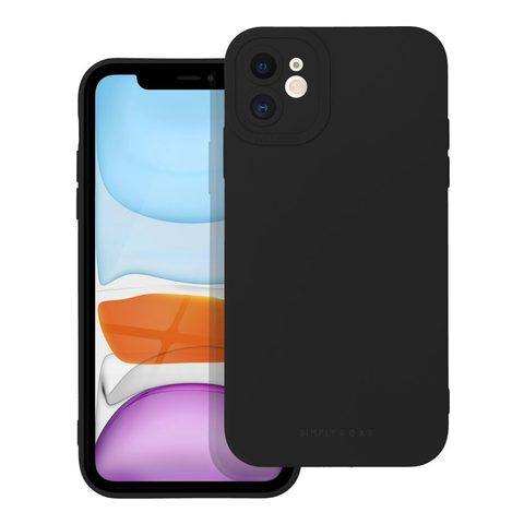 Obal / kryt na Apple iPhone 11 černý - Roar Round Corner Magnetic Flip Case