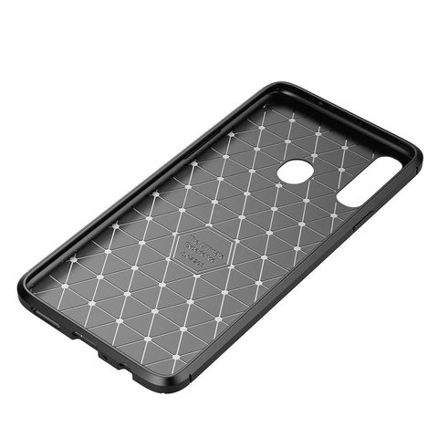 Obal / kryt pre Samsung Galaxy A20E čierny - Forcell CARBON