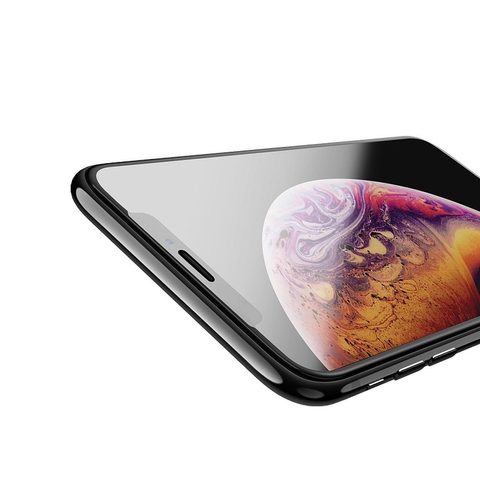 Edzett / védőüveg Apple iPhone XS Max / 11 Pro Max fekete - Hoco HD