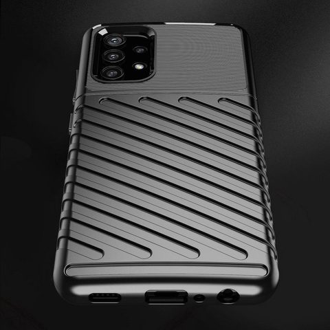 Obal / kryt pre Samsung Galaxy A32 5G čierny - Forcell THUNDER
