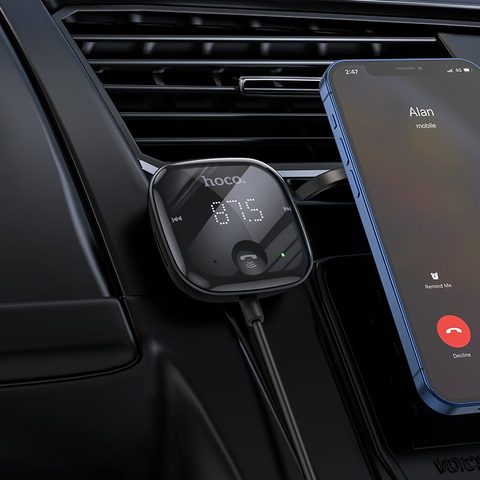 Transmitter FM bluetooth AUX E65 Unity černý - HOCO