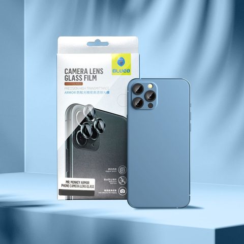 Edzett / védőüveg Apple iPhone 12 Pro ezüst - 5D Mr. Monkey