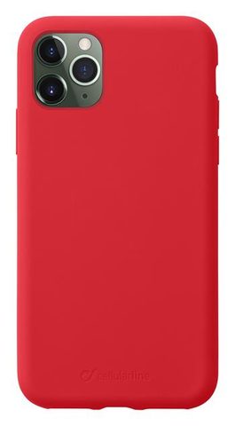 Obal / kryt na Apple iPhone 11 Pro Max, červený- Cellularline Sensation