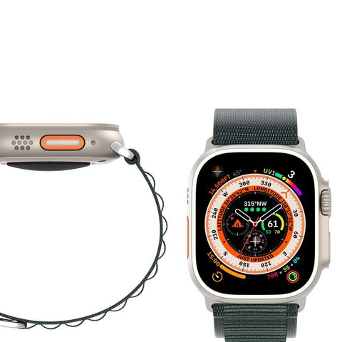Řemínek nylonový pro Apple Watch 42/44/45/49mm zelený -DUX DUCIS