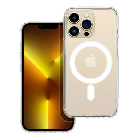 Obal / kryt na Apple iPhone 13 Pro průhledný - Mag Cover