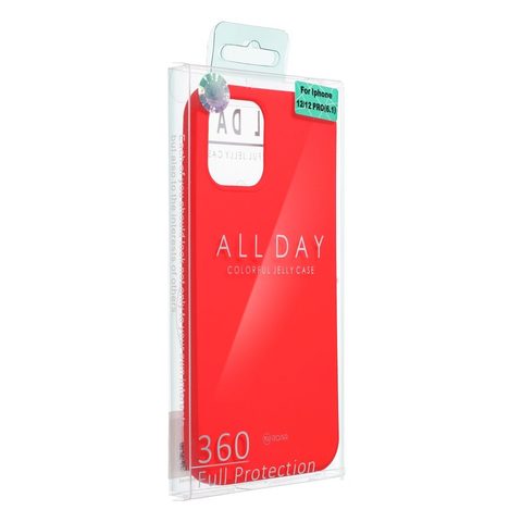 Obal / kryt na Apple iPhone 14 Pro červené - Roar Colorful Jelly Case