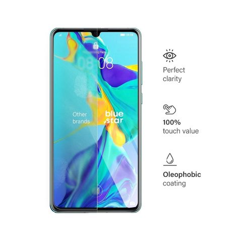 Edzett / védőüveg Huawei P30 - Edzett üveg Blue Star