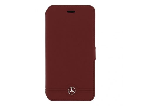 Pouzdro / obal na Samsung Galaxy S6 červené - knížkové Mercedes