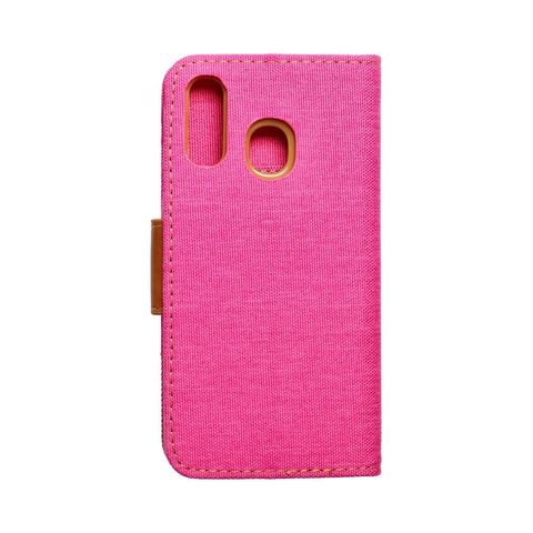 Pouzdro / obal na Samsung Galaxy A40 růžové - knížkové Canvas
