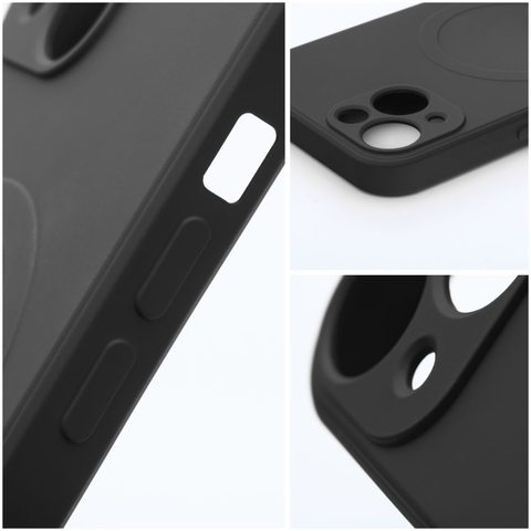 Obal / kryt na Apple iPhone 11 černý - Silicone Mag Cover