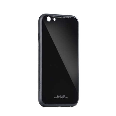 Csomagolás / borító a Huawei MATE 20 LITE fekete - üveg hátlaphoz