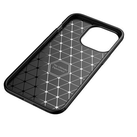 Obal / kryt na Apple iPhone 13 černý - CARBON PRO