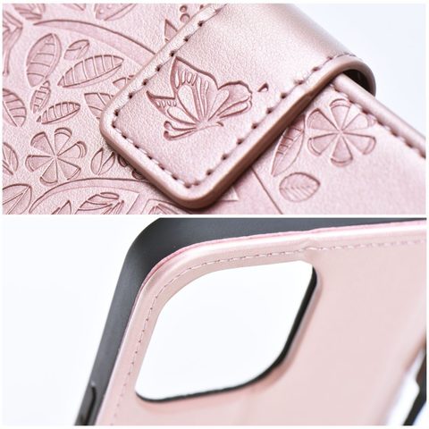 Puzdro / obal pre Apple iPhone 13 Pro old pink tree - kniha Forcell MEZZO