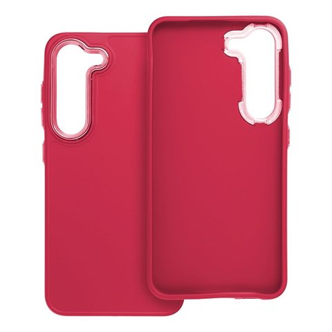 Obal / kryt na Samsung Galaxy S22 červený - FRAME Case