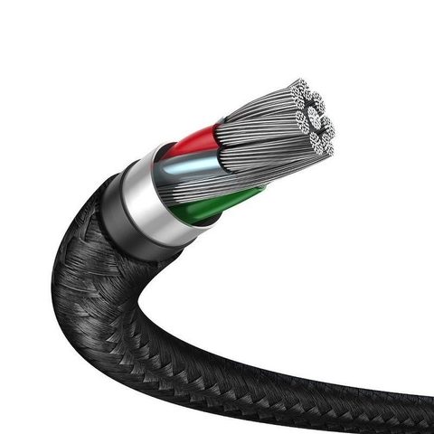 Prodlužovací kabel USB Samec / USB Samice 1m šedá - BASEUS Cafule