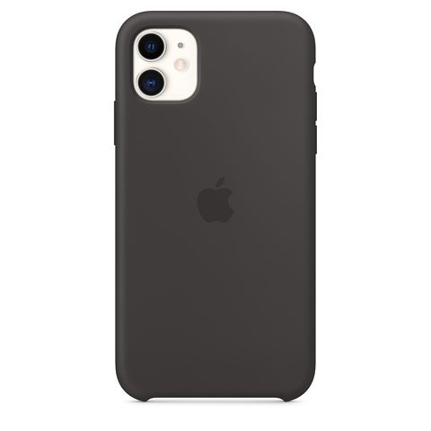 Obal / Kryt na iPhone 11 černý - Silicone Case