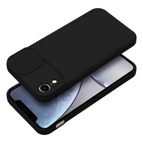 Obal / kryt na Apple iPhone XR čierne - SLIDE Case