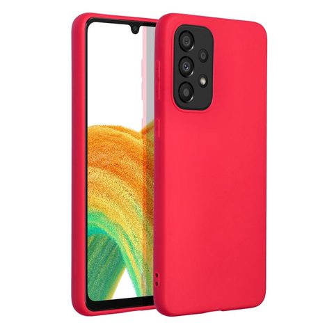 Obal / kryt na Samsung Galaxy A33 5G červený - Forcell Soft