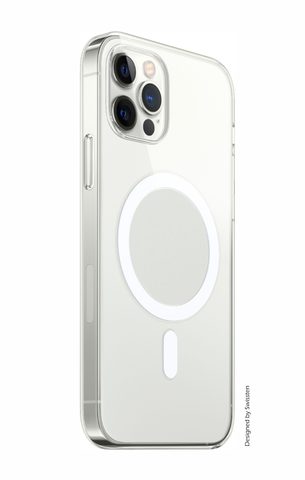 Obal / kryt pre Apple iPhone 13 Pro MAX transparentné - Swissten MagStick