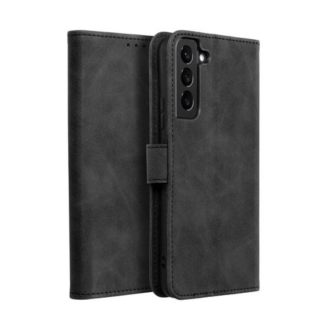 tok / borító Samsung Galaxy S22 Plus fekete - könyv Forcell Tender