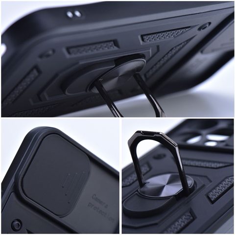 Obal / kryt na Samsung Galaxy A25 5G černý - SLIDE ARMOR Case