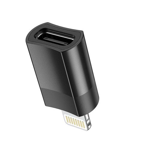 Adaptér / redukce USB-C, Lightning 8-pin , černá  - HOCO