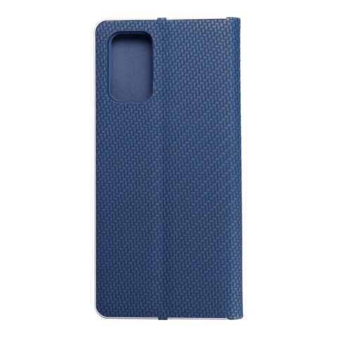 Pouzdro / obal na Samsung Galaxy S20 Plus modré - knížkové Luna Carbon