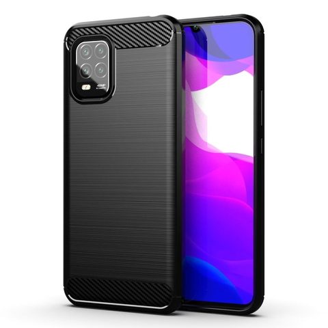 Obal / kryt pre Xiaomi Mi 10 Lite čierny - Forcell CARBON Case