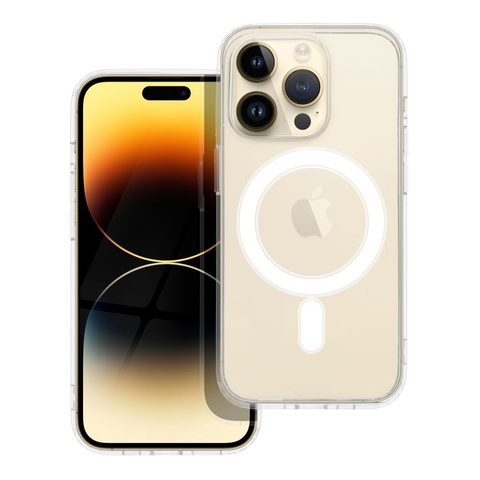 Obal / kryt na Apple iPhone 14 Pro průhledný - Mag Cover