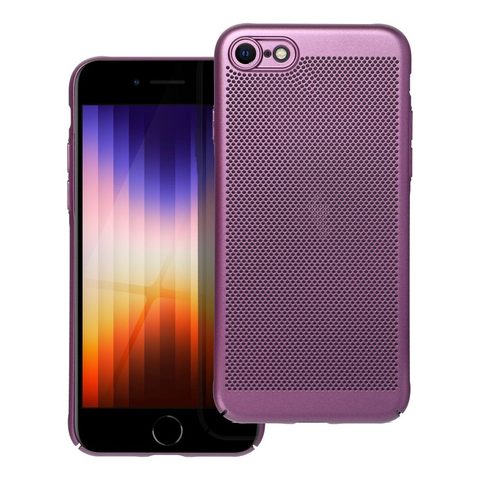 Obal / kryt na Apple iPhone 7 / 8 / SE 2020 / SE 2022 fialový - BREEZY