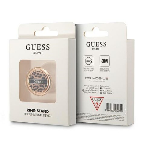 Držák na telefon (prsten) hnědý - Guess Ring