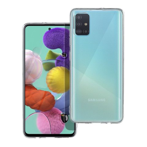 Obal / kryt na Samsung Galaxy A51 transparentný - Clear Case 2mm