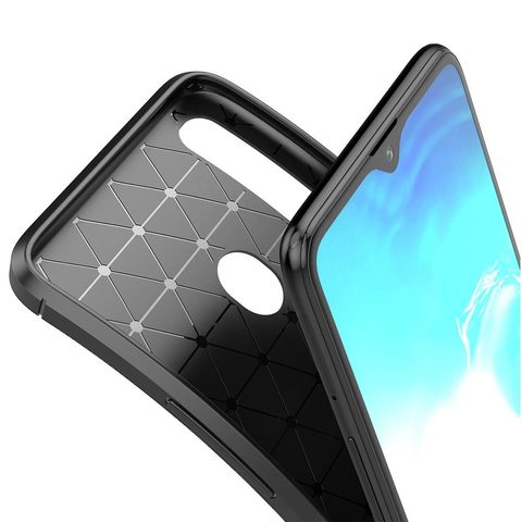 Obal / kryt na Samsung Galaxy A20E černý - Forcell CARBON