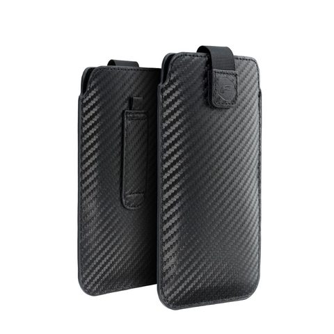 Tok / tok NOKIA C5 / E51 / E52 / 515 SAMSUNG S5610 - visszahúzható Forcell POCKET Carbon tok Forcell POCKET Carbon Case