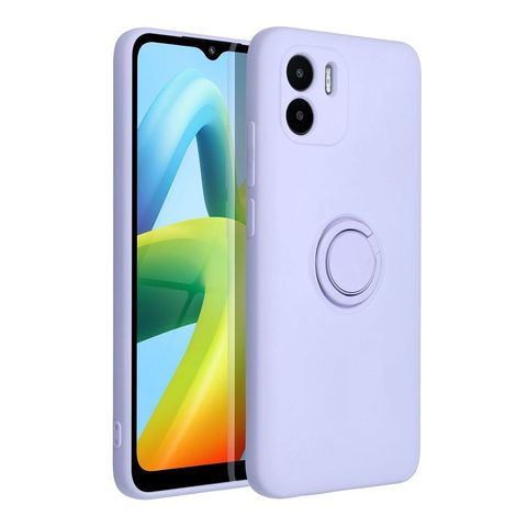 Obal / kryt na XIAOMI Redmi A1 / A2 fialový - SILICONE RING Case