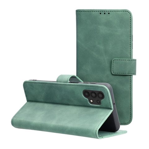 Pouzdro / obal na Samsung Galaxy A32 LTE (4G) zelené - knížkové Forcell Tender