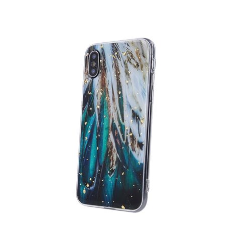 Obal / kryt na Samsung Galaxy A12 piora - Gold Glam Case